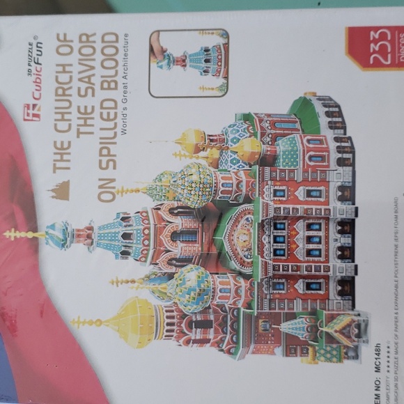 3D Puzzle Cubic Fun - The Church of the Savior on Spilled Blood - Picture 5 of 5